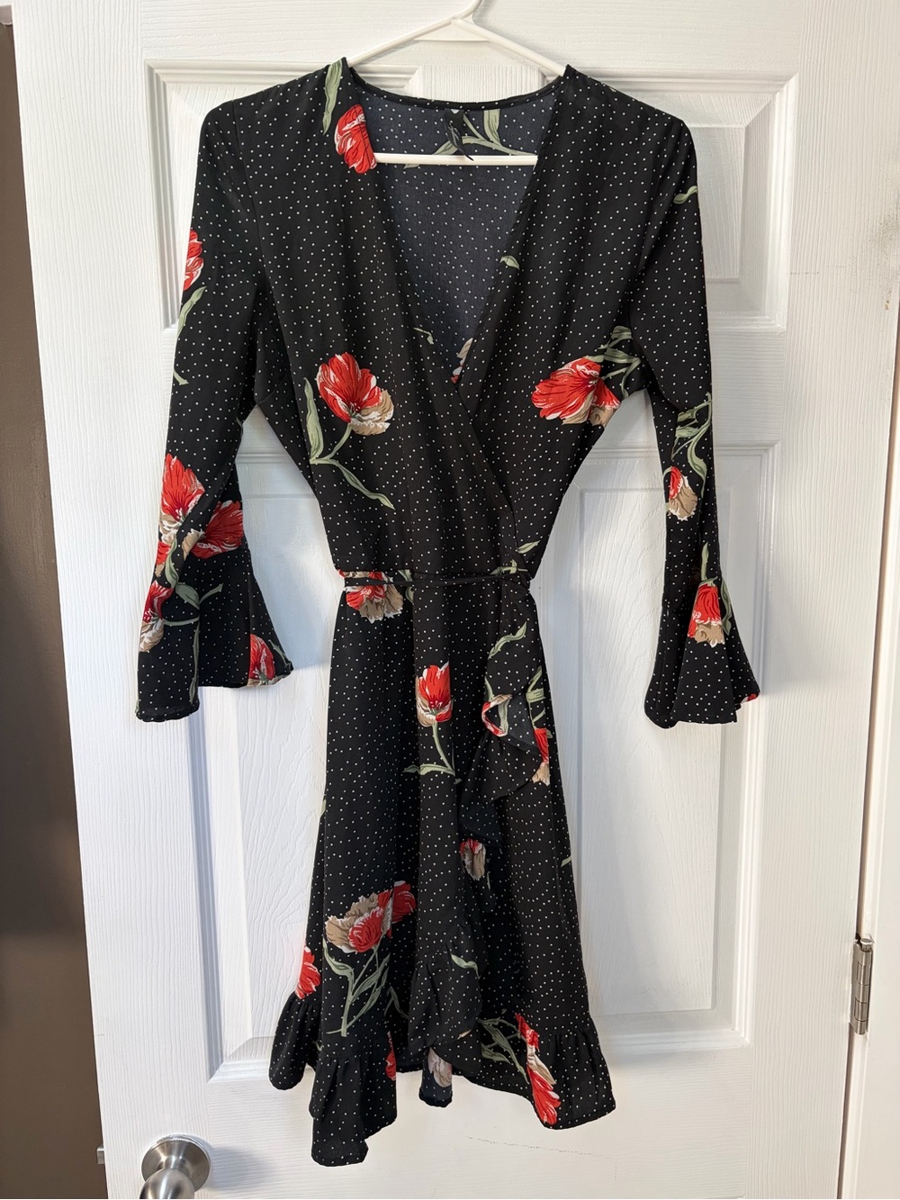 Influence/ASOS Floral Wrap Style Dress